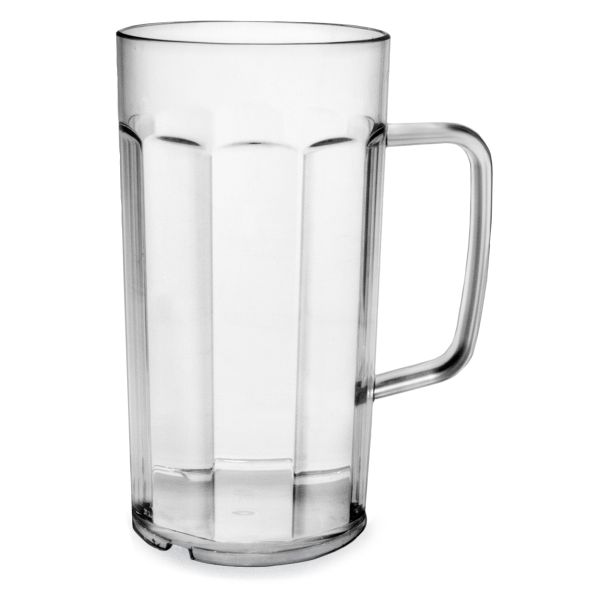 AKU PC-Bierkrug, 400 ml/0,40 l, Mehrweg, Kunststoff, klar